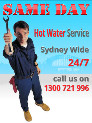 same day hot water service Sydney wide