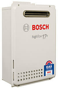 bosch instantaneous gas hot water system