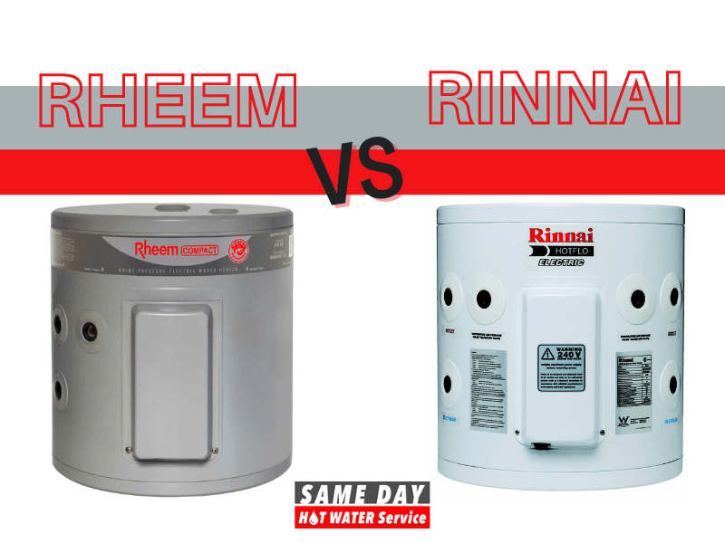 Rheem vs rinnai hot water systems