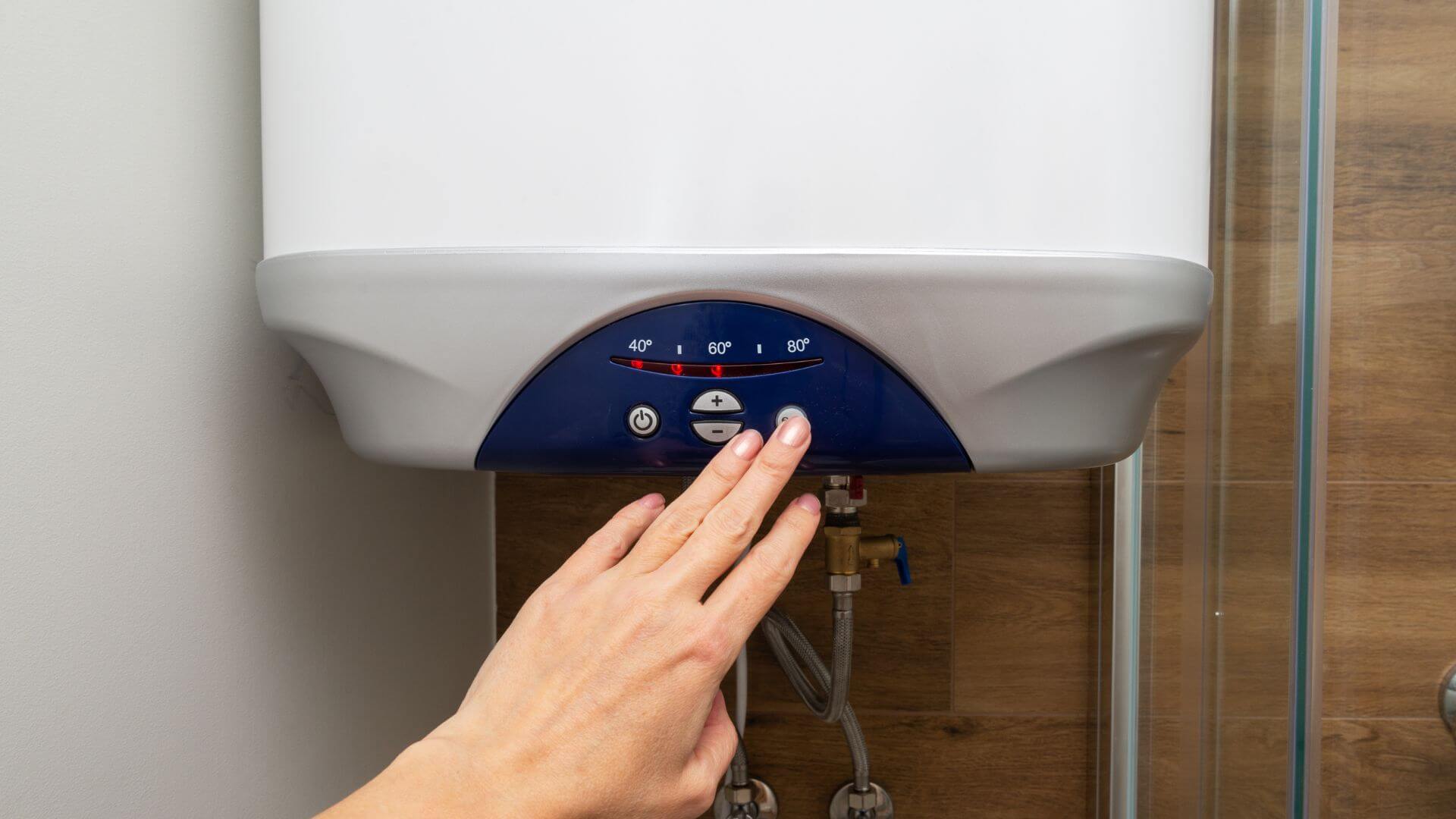turning on hot water