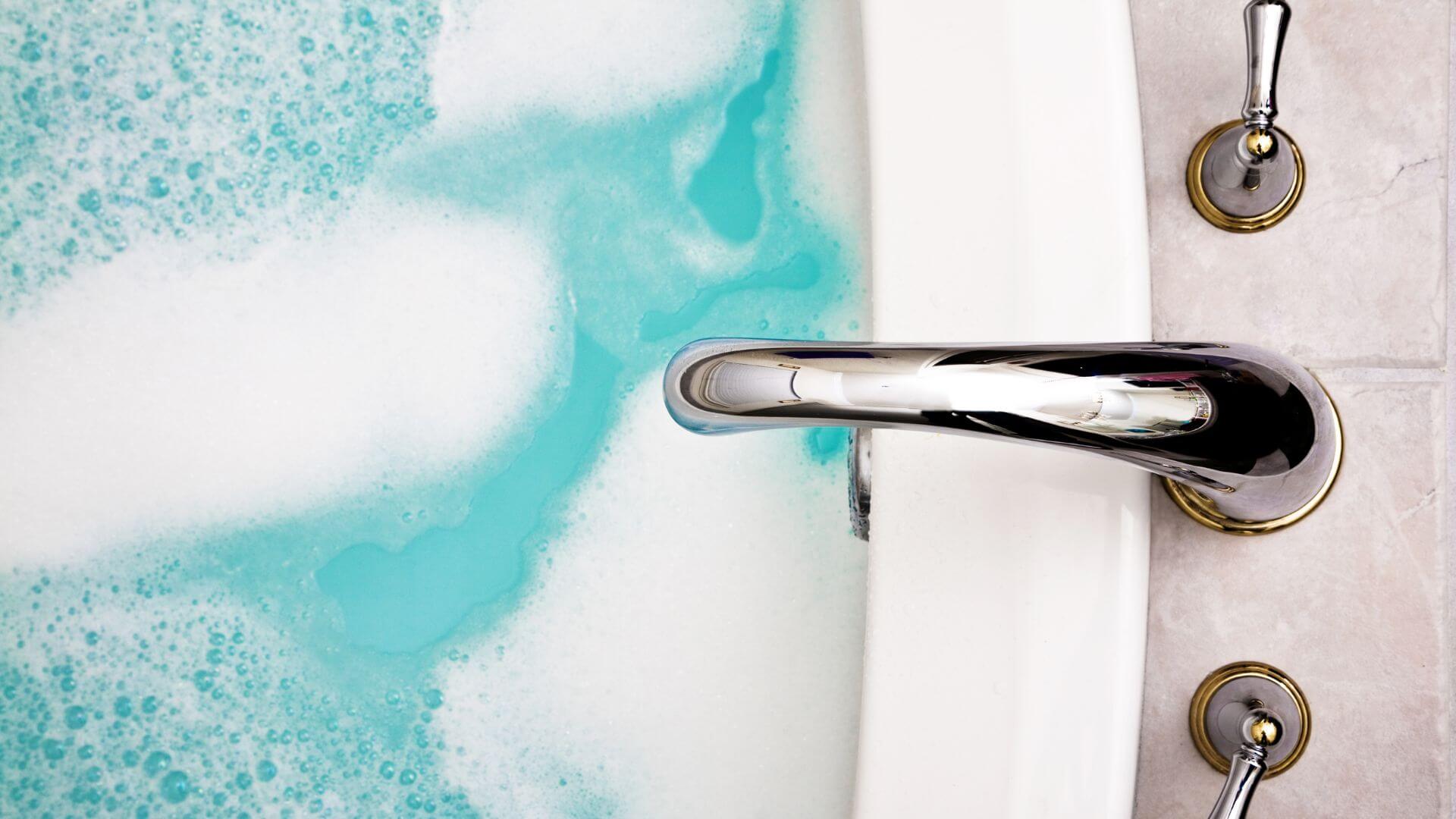hot bubble bath