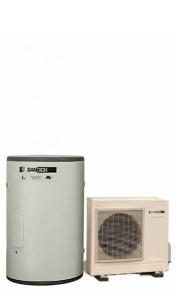 Sanden Eco® Plus 160 litre Heat Pump (Stainless Steel tank) Model GAUS-160FQTS