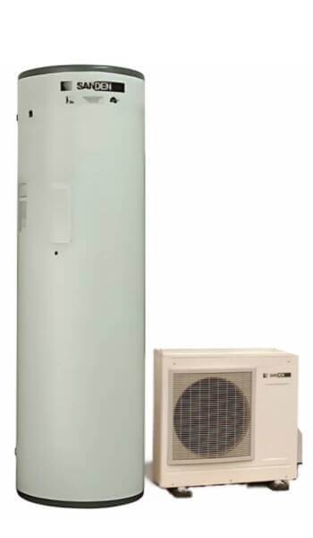 Sanden Eco® Plus 300 litre Heat Pump (Stainless Steel tank) Model GAUS-300FQTS