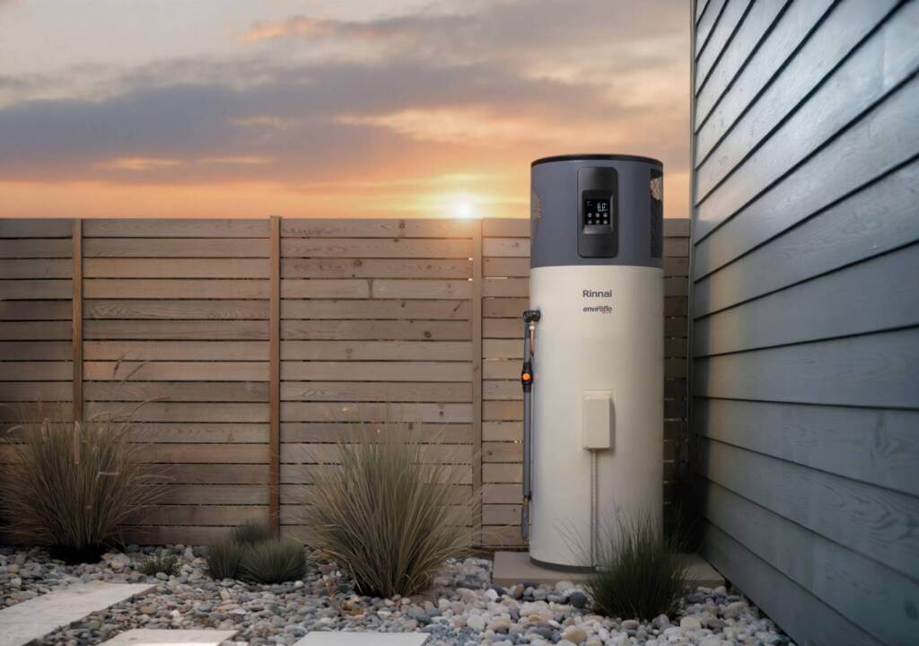 rinnai enviroflo heat pump hot water 300L GR