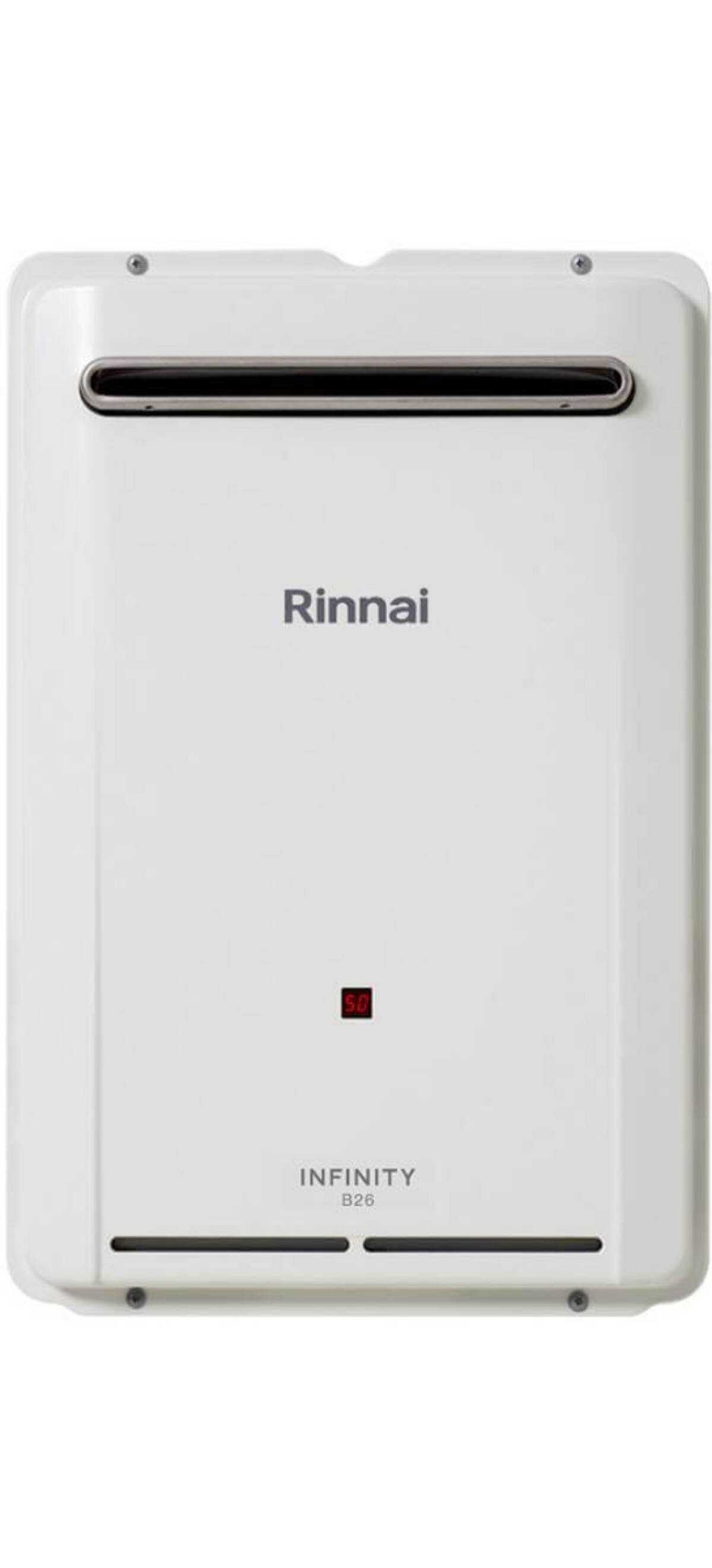 Rinnai Infinity B26 litre Continuous Flow Hot Water Heater Same