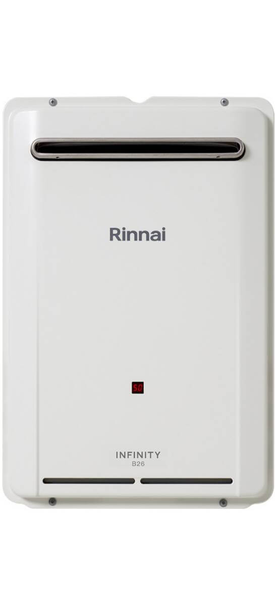 Rinnai Infinity B26 litre Continuous Flow Hot Water Heater Same
