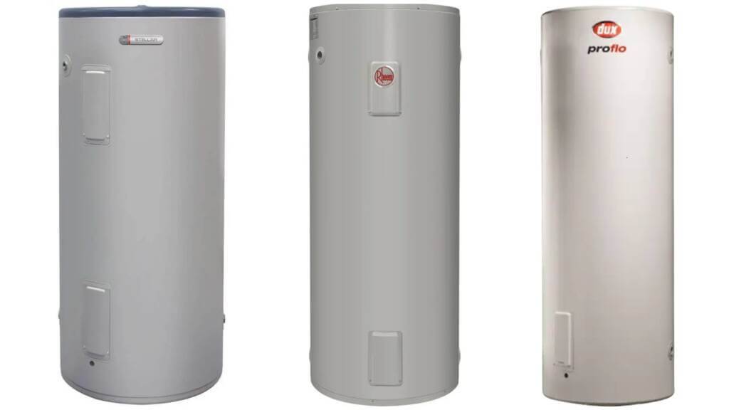 choice of twin element water heaters from same day hot water service